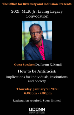 2021 MLK Living Legacy Convocation Flyer